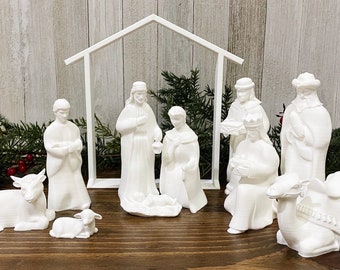 Downloadable 3D Model - 11- Piece Christmas Nativity Set - 3D Printable