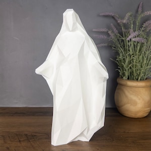 Die Christus Statue - Minimalistisch - 3D Gedruckt - Low Poly - Modern - Christlich - HLT - Kirche - Jesus