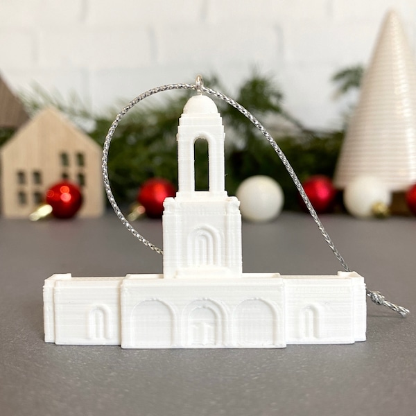 Newport Beach California Temple Christmas Tree Ornament - Church of Jesus Christ of Latter-day Saints - LDS - Mormon