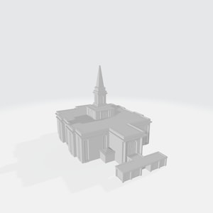Downloadable 3D Model - Orlando Florida Temple - 3D Printable