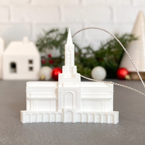 Logan Utah Temple Christmas Tree Ornament Church of Jesus Etsy
