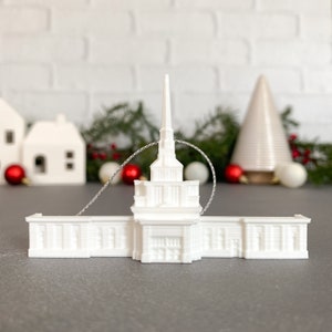Billings Montana Temple Christmas Tree Ornament - Church of Jesus Christ of Latter-day Saints - LDS - Mormon
