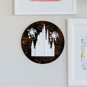 Cinderella Castle Wall Sign - Plaque - Disney - Disneyworld