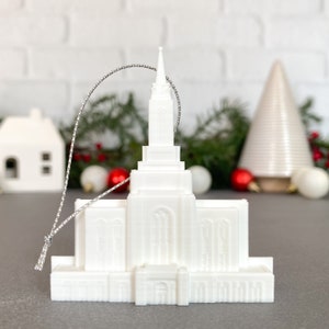 Orem Utah Temple Christmas Tree Ornament - Church of Jesus Christ of Latter-day Saints - LDS - Mormon