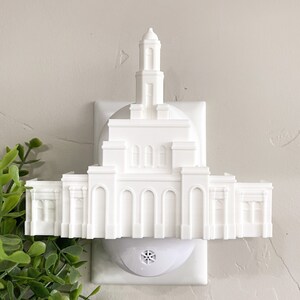 Trujillo Peru Temple Wall Night Light - Plug-in - LED - LDS