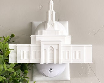 Bentonville Arkansas Temple Wall Night Light - Plug-in - LED - LDS