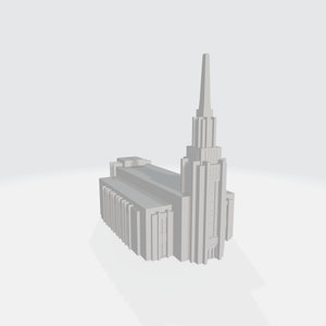 Downloadable 3D Model - Twin Falls Idaho Temple - 3D Printable
