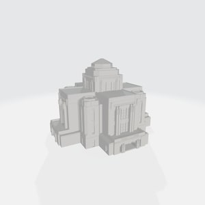 Downloadable 3D Model - Meridian Idaho Temple - 3D Printable