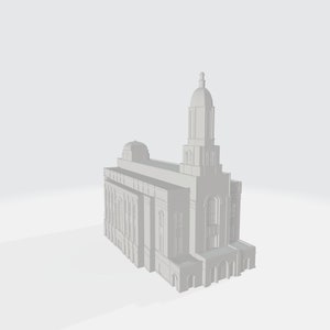 Downloadable 3D Model - Smithfield Utah Temple - 3D Printable