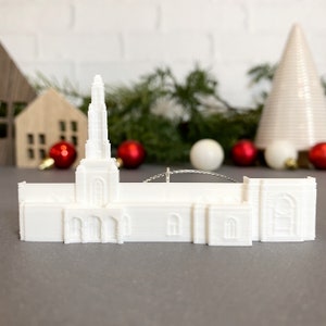 Redlands California Temple Christmas Tree Ornament - Church of Jesus Christ of Latter-day Saints - LDS - Mormon