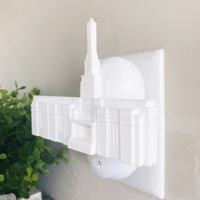 Oaxaca Mexico Temple Wall Night Light LED Plug-in LDS