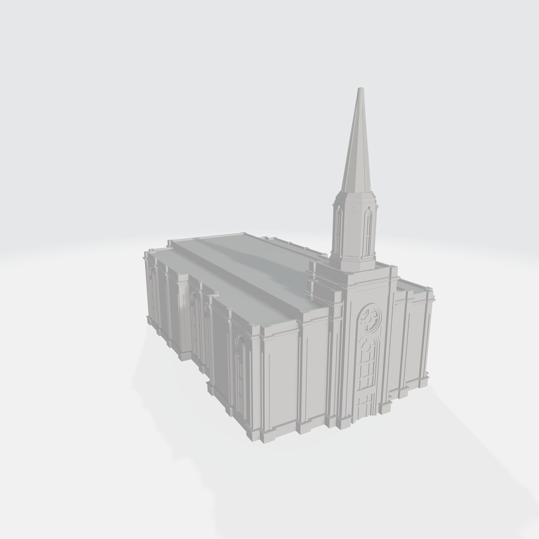 Downloadable 3D Model - St Louis Missouri Temple - 3D Printable - Etsy