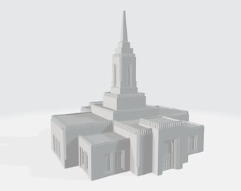 Modelo 3D descargable - Templo de Elko Nevada - Imprimible en 3D