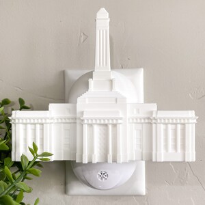 Indianapolis Indiana Temple Wall Night Light - Plug-in - LED - LDS