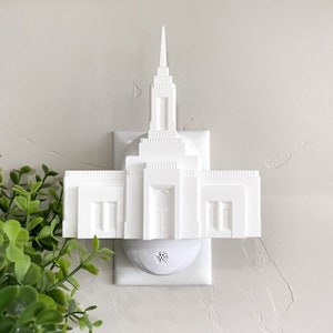 Elko Nevada Temple Wall Night Light - Plug-in - LED - LDS