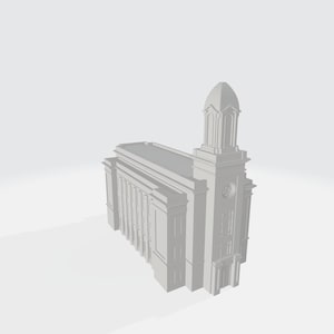 Downloadable 3D Model - Cedar City Utah Temple - 3D Printable