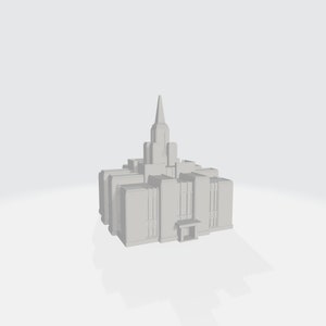 Downloadable 3D Model - Calgary Alberta Temple - 3D Printable