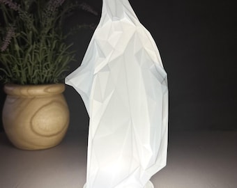 Light-Up Minimalistische Christus Statue | 26cm | Jesus Christus | 3D Gedruckt