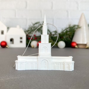 Sacramento California Temple Christmas Tree Ornament - Church of Jesus Christ of Latter-day Saints - LDS - Mormon