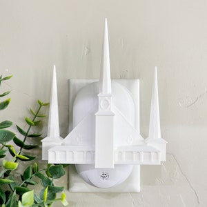 Stockholm Sweden Temple Wall Night Light - Plug-in - LED - LDS