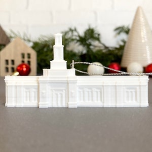 Oklahoma City Oklahoma Temple Christmas Tree Ornament - Church of Jesus Christ of Latter-day Saints - LDS - Mormon