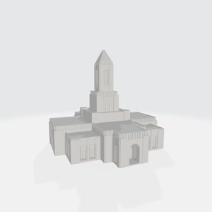Downloadable 3D Model - Casper Wyoming Temple - 3D Printable