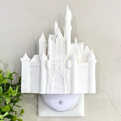 Sleeping Beauty Castle Wall Night Light Plug-in LED - Etsy New Zealand