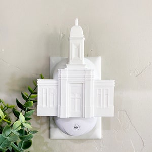 Yigo Guam Temple Wall Night Light - Plug-in - LED - LDS