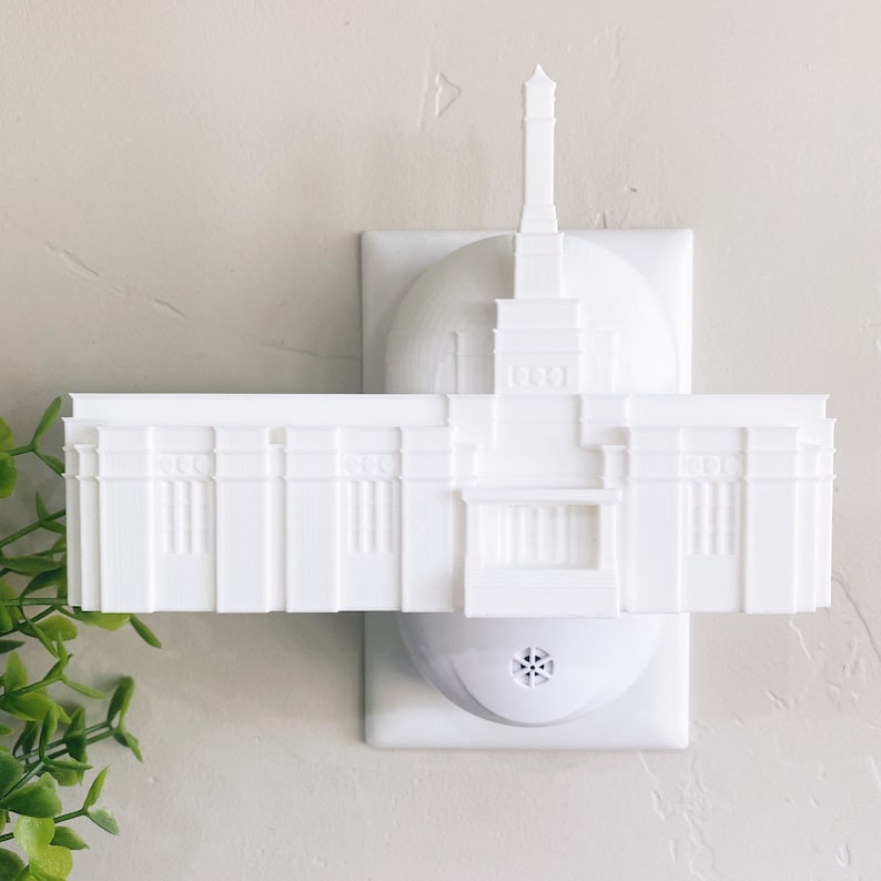 Oaxaca Mexico Temple Wall Night Light LED Plug-in LDS