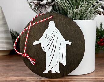 Round Christ Ornament - Christmas - Ornament - Jesus Christ