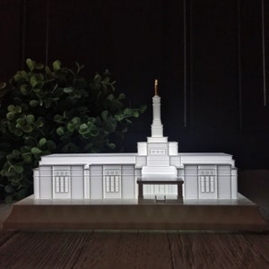 Brisbane Australia Latter-day Temple Night Light Statue - LDS - The Church of Jesus Christ of Latter-day Saints