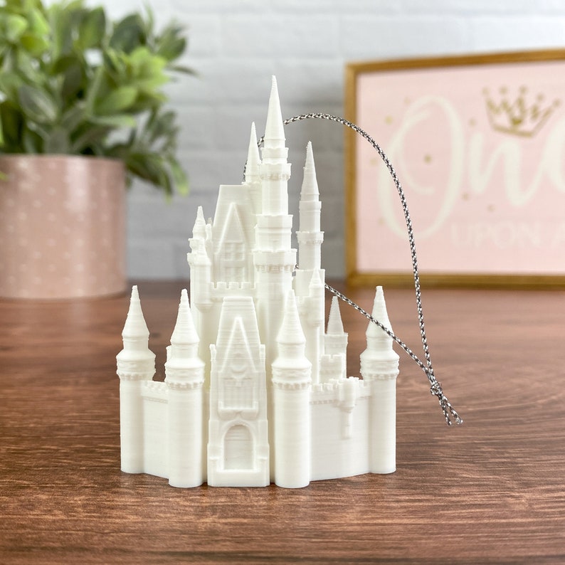 Cinderella Castle Christmas Tree Ornament Disney Etsy