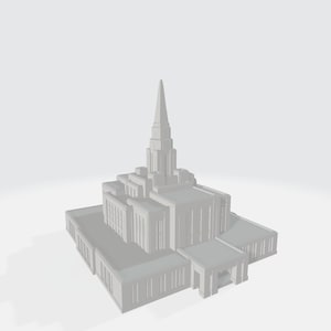 Downloadable 3D Model - Ogden Utah Temple - 3D Printable