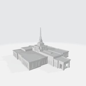 Downloadable 3D Model - Billings Montana Temple - 3D Printable