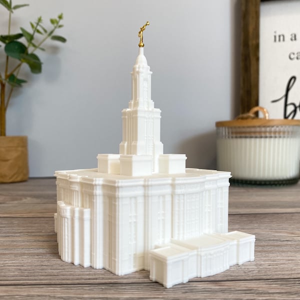 Payson Utah Latter-day Temple Model - Statue - LDS - The Church of Jesus Christ of Latter-day Saints