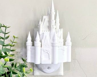 Cinderella Castle Wall Night Light - Plug-in - LED - Disney