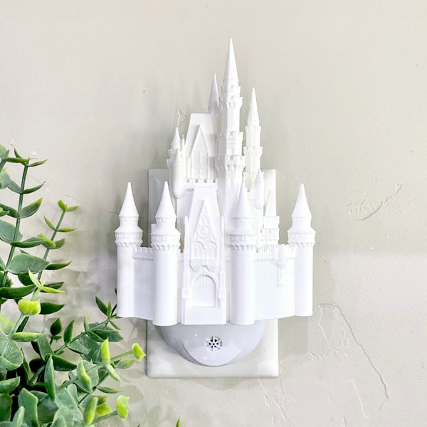 Cinderella Castle Wall Night Light - Plug-in - LED - Disney