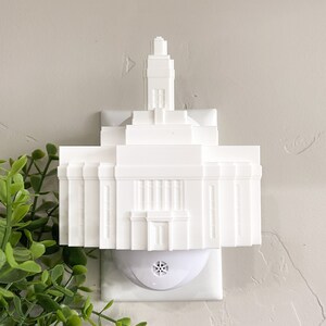 Quetzaltenango Guatemala Temple Wall Night Light - Plug-in - LED - LDS