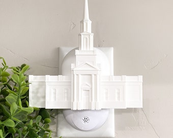 Hartford Connecticut Temple Wall Night Light - Plug-in - LED - LDS