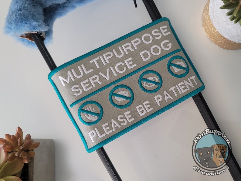 Service Dog Vinyl Guide Dog Sign Handle Banner Multipurpose Etsy