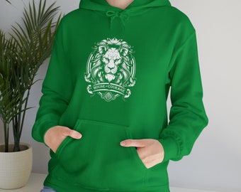 Unisex Adult Hooded Sweatshirt House of Courage, Green Team, House Isibindi, Team Isibindi, Isibindi Hoodie, Hooded Sweatshirt For Isibindi