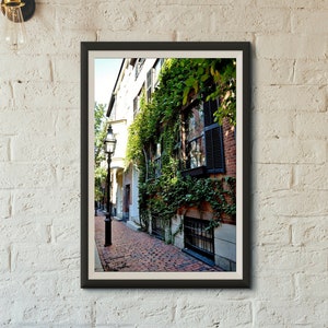 Boston Kunst Digitaldruck Boston Fotografie USA Travel Decor Leuchtturm Hill Architektur Kunst Lampe Post Print downloadable Poster City Print