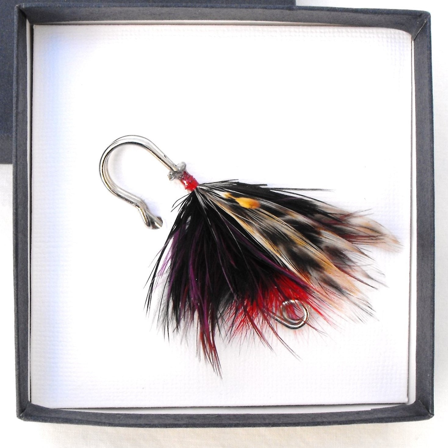 Fishing Fly Hat Pin Salmon Fly Boutonniere Kilt or Scarf Etsy UK