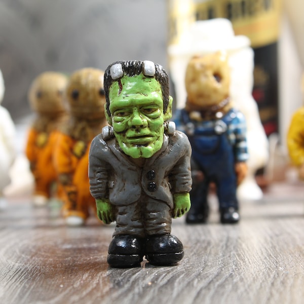 Figura de monstruo espeluznante, terror, Halloween, juguete artístico, figura