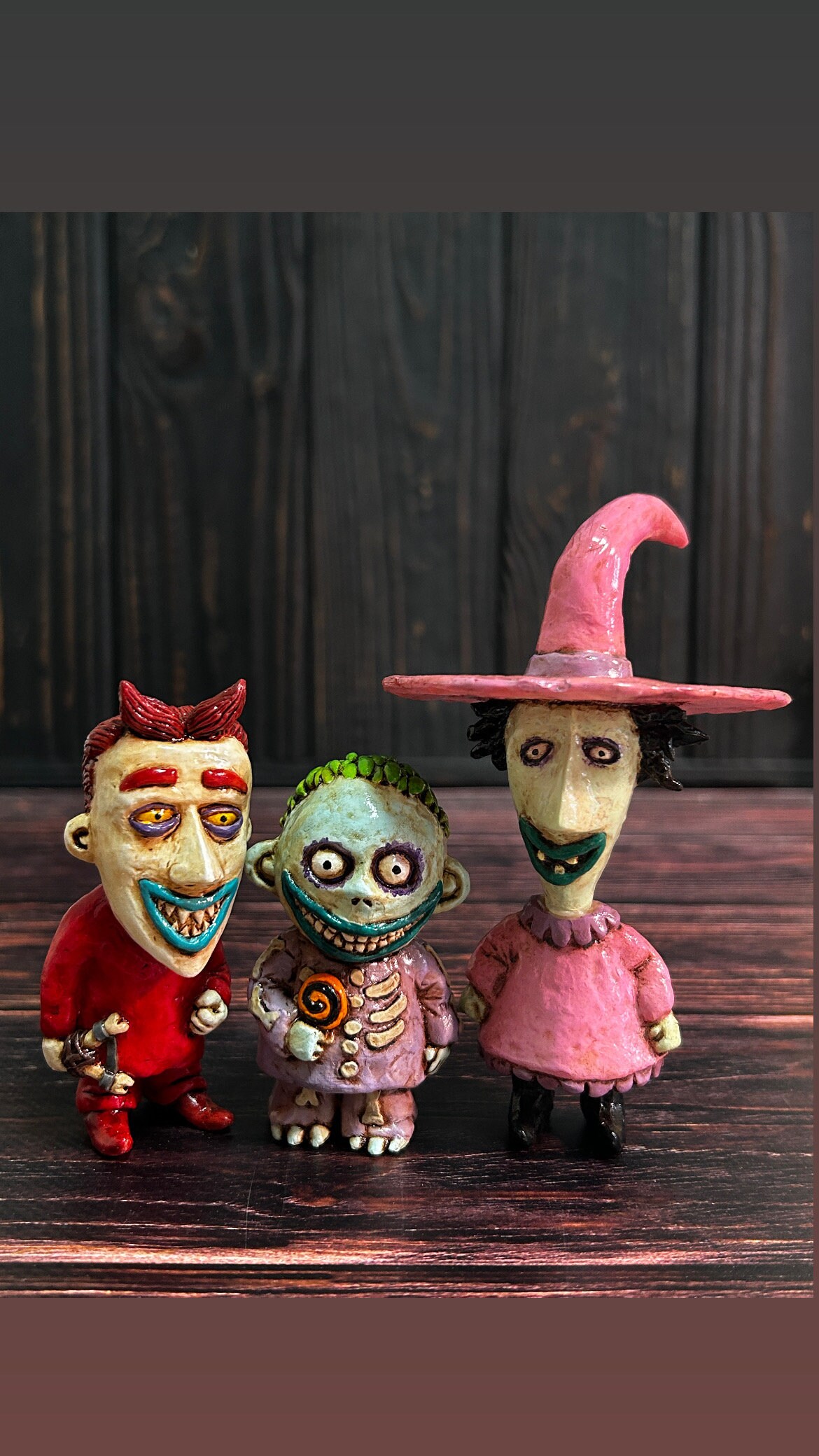 Nightmare Before Christmas Art Toys: Lock, Shock, Barrel Set - Etsy