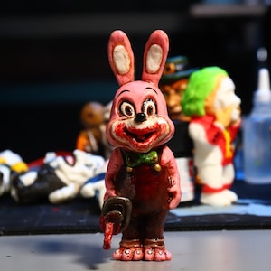 Robbie the Rabbit,  Silent Hill,  Horror, Halloween, Art Toy, Maniac, Figure movies