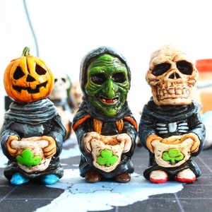 Spooky Miniature Figures, Witch, Horror, Halloween, Toy,Figure