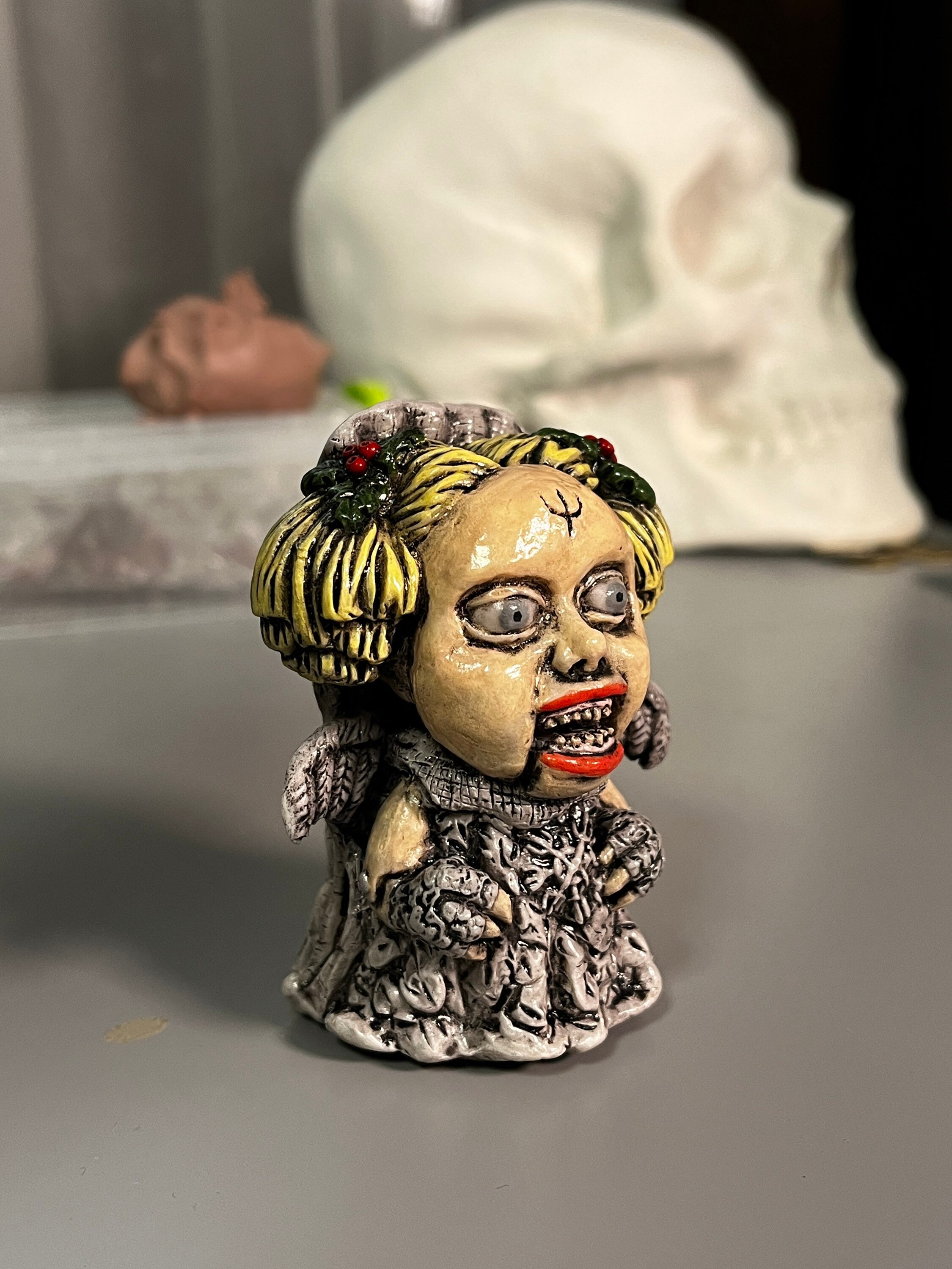 Krampus Angel, Perchta, Cherub, Horror, Halloween, Art Toy, Maniac