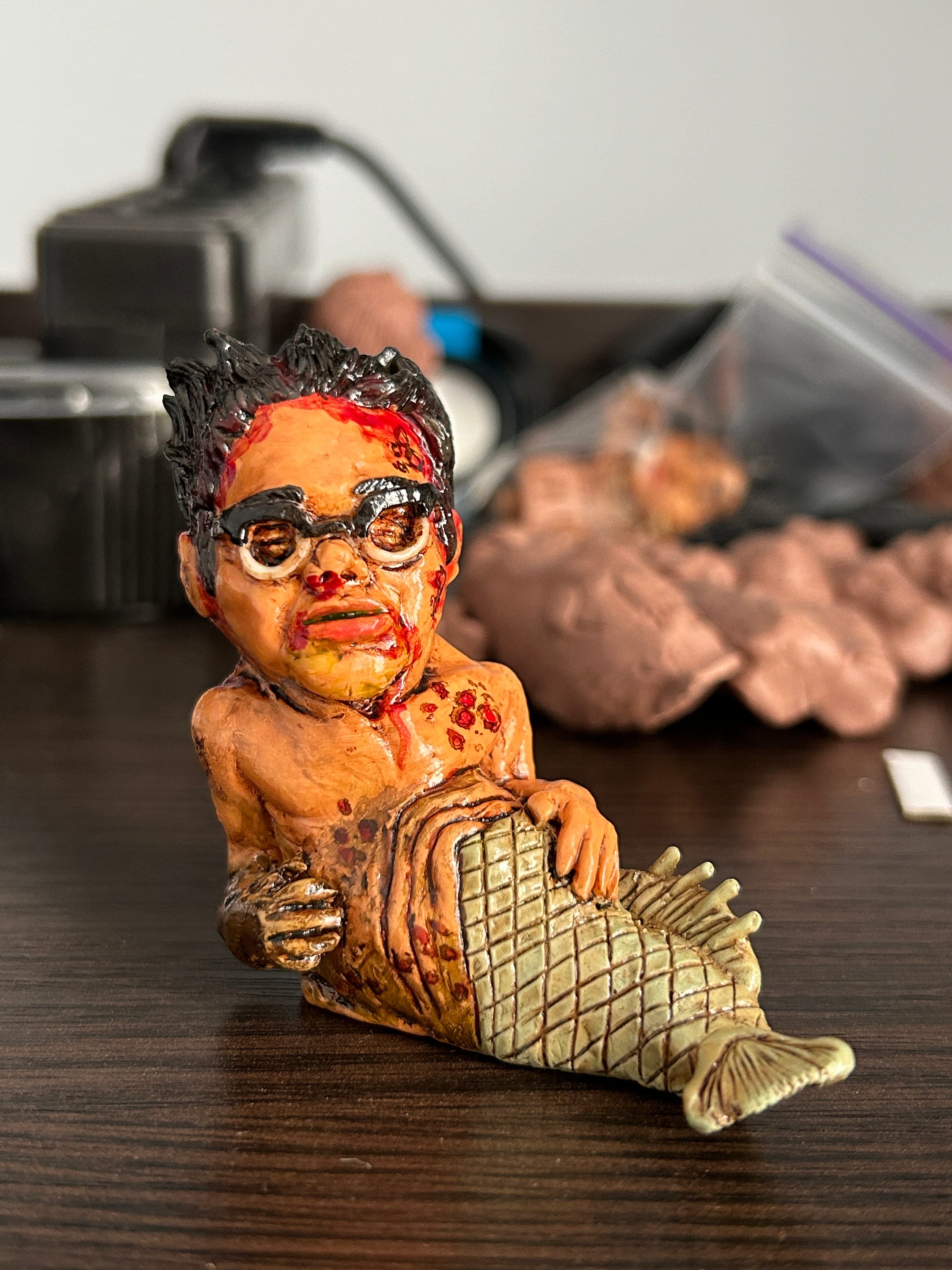 Fishboy, Horror, Halloween, Art Toy, Maniac, Figure, House of 1000