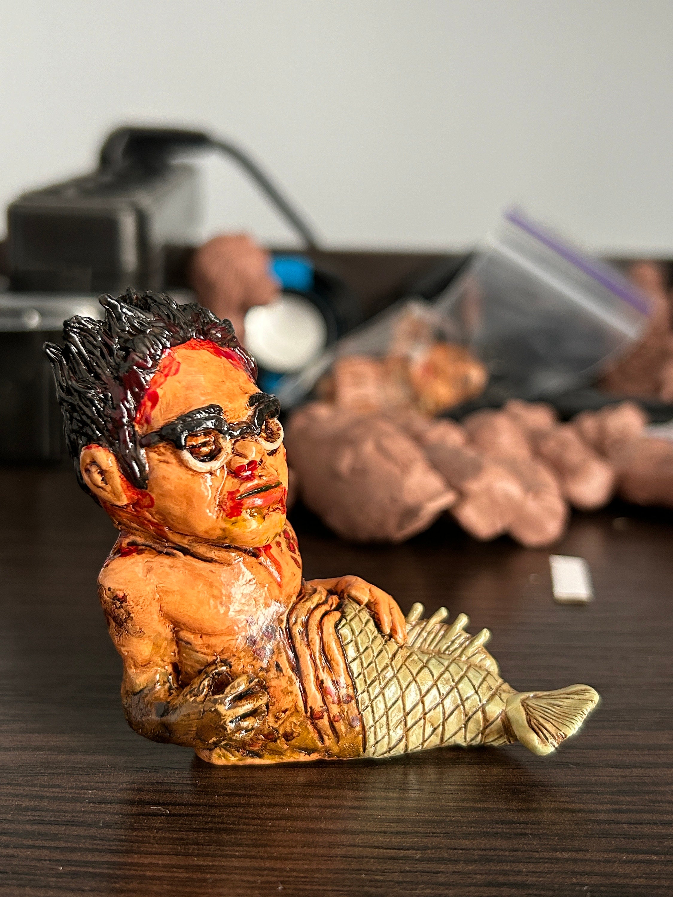 Fishboy, Horror, Halloween, Art Toy, Maniac, Figure, House of 1000